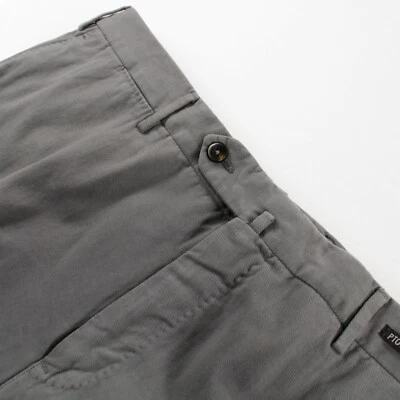 PT01 NWT Casual Pants / Chinos Size 56 ~38 US Slim Fit Gray Cotton/Cashmere - Image 1 of 4