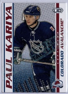 2003-04 Pacific Heads Up Retail LTD #25 Paul Kariya Colorado Avalanche