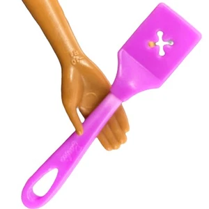 Barbie Doll Purple Spatula Kitchen Cooking Accessory - Picture 1 of 5