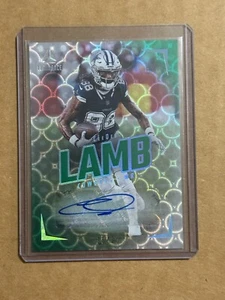 2024 Luminance CeeDee Lamb Green Auto #18/25 Dallas Cowboys - Picture 1 of 2