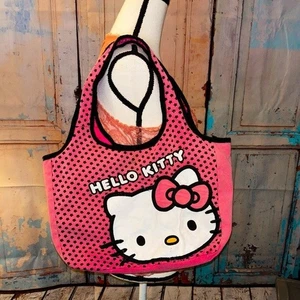 Hello Kitty Polka Dot Pink Tote purse bag - Picture 1 of 9