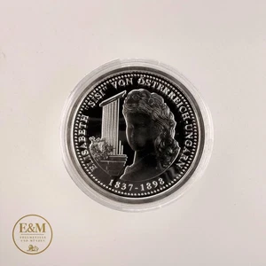 E&M Silbermedaille ''Elisabeth (Sissi) von Österreich-Ungarn'' 16,5gr. #11-17 - Bild 1 von 2