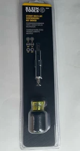 Klein Tools 32561 Multi-Bit Screwdriver / Nut Driver, 6-in-1 Yellow/Black - Picture 1 of 2