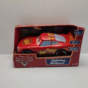 Disney Pixar Cars Lightning McQueen spricht Geräusche Lichter bewegliche Augen 14" funktioniert - Bild 1 von 8