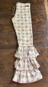 New! Matilda Jane Girls Size 14 Enchanted Garden Floral Enchantment Pants Bennys - Picture 1 of 7