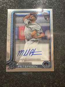 MICHAEL PETERSON 2025 TOPPS CHROME ROOKIE AUTO #RA-MP - Picture 1 of 2
