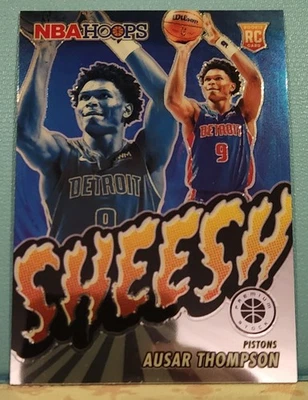 2023-24 Panini NBA Hoops - Ausar Thompson Sheesh No.24 - Detroit Pistons RC - Image 1 of 2