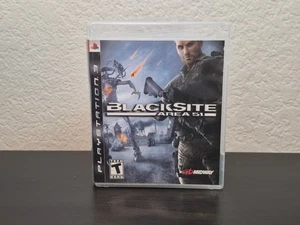 Gioco PS3 BlackSite Area 51 (2007) FPS CIB completo come nuovo disco sparatutto midway - Foto 1 di 3