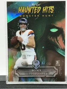 Wild Card Haunted Hits Werewolf Rookie Bo Nix 1/3 - Picture 1 of 2
