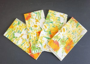 4 Pc. Cloth Napkins Boho Wildflower Floral Cottagecore 18×18 Vera Style Vintage  - Picture 1 of 4