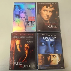 Basic Instinct - The Game - Dont Say A Word - Michael Douglas DVD Lot - Picture 1 of 13