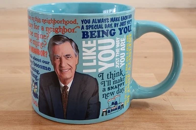 Suéter Mr Rogers Cambio de Color Citas Famosas Taza 14oz. Usado nunca usado Foto 1 de 4