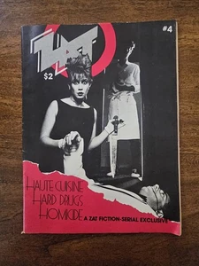 VTG ZAT Magazine #4 NYC Underground Zine Anthony Bourdain Comic Comix  - Bild 1 von 16