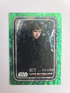 2023 Topps Star Wars Flagship Luke Skywalker Green Parallel #D 301/499 Card #47 - Bild 1 von 3