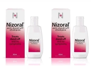 2 x Nizoral Anti-Dandruff Shampoo - 60ml - Picture 1 of 3