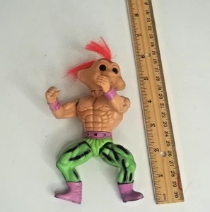 Modellino TNT Troll Force Red Hair Mohawk Wrestler Troll 1992 - Foto 1 di 5
