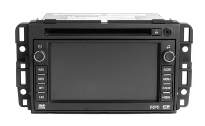 07-08 GMC Chevrolet Radio AM FM CD DVD Navegación Aux 25846421 Código de opción UVB Foto 1 de 4