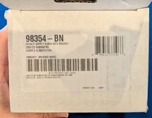 Kohler 98354-BN Exhale 1/2" Connection Wall Supply Elbow In Brushed Nickel. READ - Picture 1 of 5
