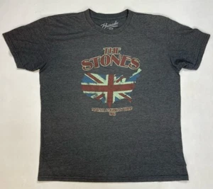 The Rolling Stones 1981 Tour Graphic T-shirt Men Large Gray Short Sleeve Music - Picture 1 of 7