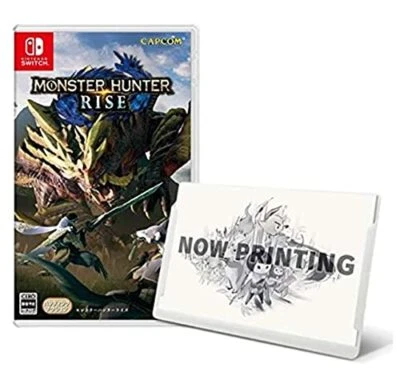 Nintendo Switch Video Games MONSTER HUNTER RISE Standard Edition HAC-P-AXSEA NEW - Image 1 of 4