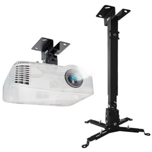 360° 3in1 Universal Swivel Tilt Projector Mount Ceiling Wall Holder Bracket New - Picture 1 of 12