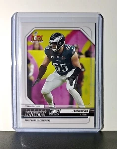 Lane Johnson Super Bowl LIX Champions 2024 Panini NFL #13 Football Card Eagles - Bild 1 von 2