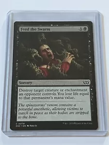 Feed the Swarm 78 MTG Duskmourn Commander 2024 come nuovo - 9.0 + non foil - Foto 1 di 13