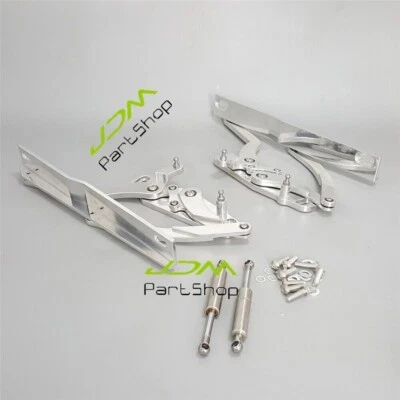 Kit de bisagras de capó de aluminio pulido para Chevy Camaro Pontiac Firebird 1970-1981 Foto 1 de 4