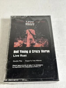 NEIL YOUNG & CRAZY HORSE Live Rust Cassette Tape 1979 Sealed New - Picture 1 of 6