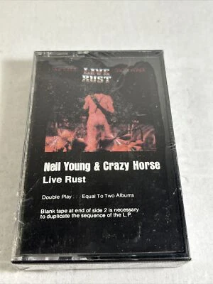 NEIL YOUNG & CRAZY HORSE Live Rust Cassette Tape 1979 Sealed New - Image 1 of 4
