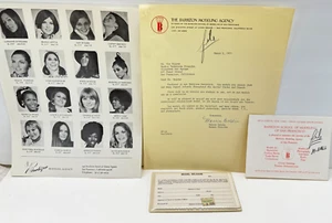 Barbizon Modelagentur San Francisco Model Release Headsheet 1971 - Bild 1 von 7