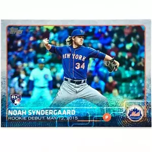 2015 Topps Update #US234 Noah Syndergaard RC Regenbogenfolie parallel Rookie Karte - Bild 1 von 2