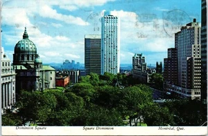 Dominion Square, Montreal, Quebec, Kanada Postkarte um 1973 - Bild 1 von 2