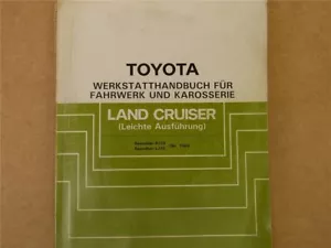 TOYOTA LandCruiser LJ RJ LJ70 RJ70 Werkstatthandbuch J7 36261M Karosserie 1984.. - Bild 1 von 1
