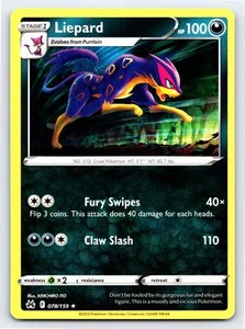Liepard 078/159 Rare Crown Zenith Pokemon Card - NM Near Mint - Picture 1 of 2