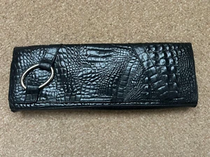 Bolso de mano - A.B.S. Allen Schwartz - Negro - Impresión de cocodrilo sintético - Magnético - Imagen 1 de 9