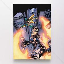 Nightwing Poster Canvas DC Comic Book Cover Art Print #50191