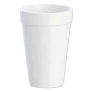 Dart Foam Drink Cups, 16oz, White, 25/Bag, 40 Bags/Carton - Picture 1 of 1