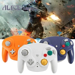 Wireless 2.4GHz Controller Game Gamepad Joystick for Nintendo Game Cube Wii - Picture 1 of 26