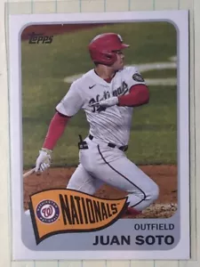 2021 Topps '65 Topps Redux Washington Nationals Juan Soto - Imagen 1 de 2