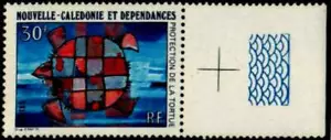 Nueva Caledonia #437, en muy buen estado sin montar o nunca montada 1978 sello de protección de tortugas - Imagen 1 de 1