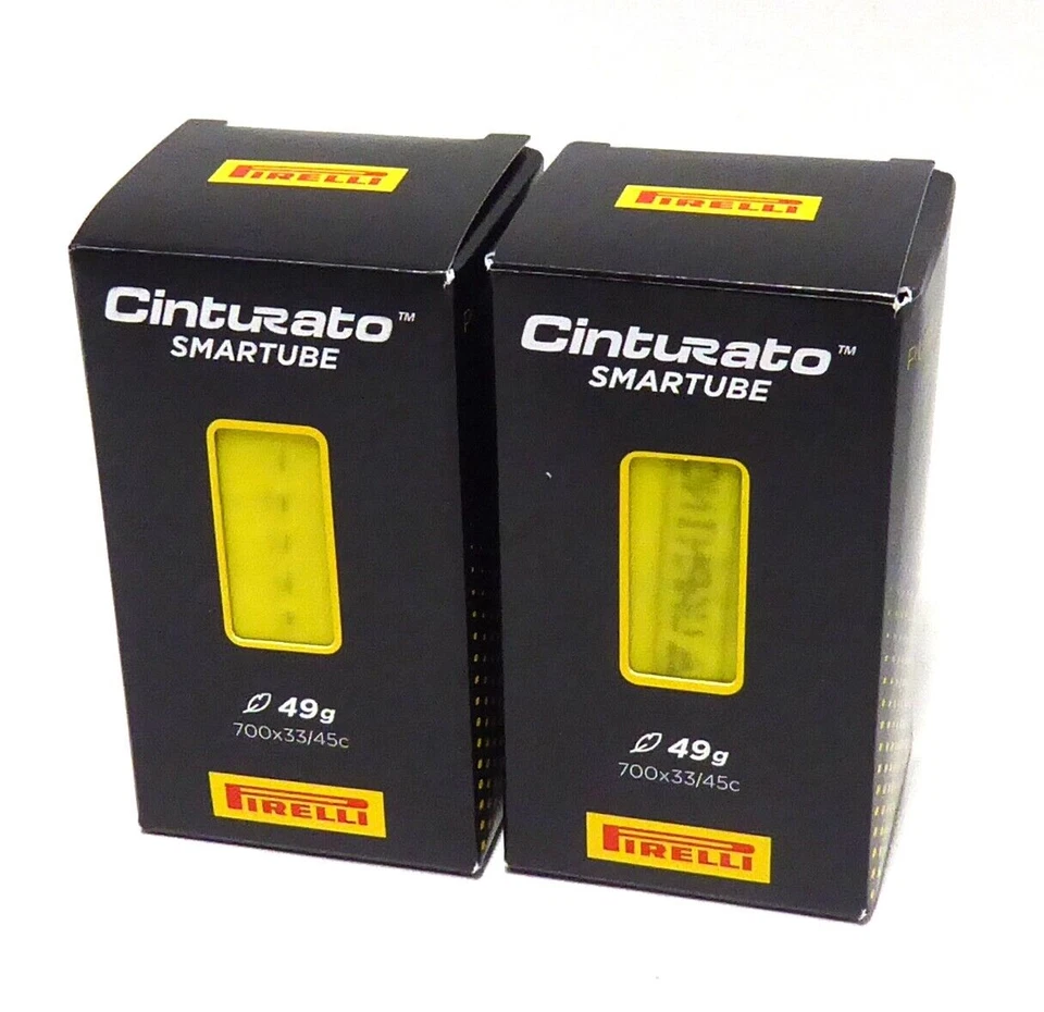 Pirelli Cinturato Smartube Ultra Light Weight Race Tubes, 700c, 33-45, Pair