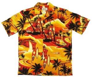 Aloha-Shirt (Hawaii-Hemd) - 100% Made in Hawaii - 100% Baumwolle - Größe "4XL" - Bild 1 von 1