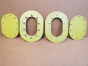 Aircraft Wing Panel Inspection Covers Complete with Doublers & Nutplates - Picture 1 of 3