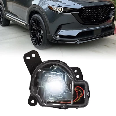 Passenger Side Clear LED Fog Light For Mazda CX-9 CX9 2016-23 W/Bulb #MA2592127 - Image 1 of 4