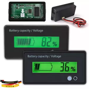 12V-72V LCD Anzeige Volt Monitor Batterie Kapazität Digital Voltmeter Spannung - Bild 1 von 10