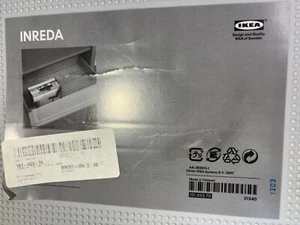 IKEA INREDA DVD Game CD Storage Drawer Liners 101.053.70  Gray  20" x 13 1/2” - Picture 1 of 5