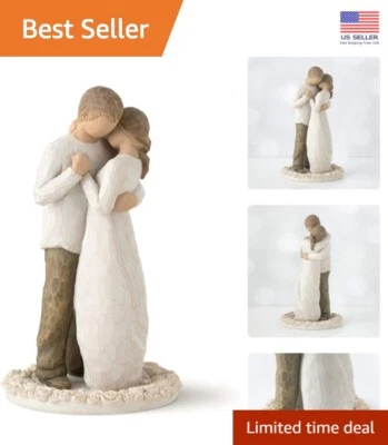 Promise Cake Topper de Susan Lordi - Figura de pareja abrazando para bodas Foto 1 de 4