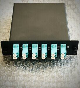 FHD MTP Cassette,12 fibers OM3 MPO/MTP Cassette, 6XLC Duplex Aqua,Type A -9879