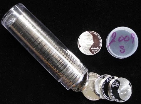 2009-S Proof Jefferson Nickel 40pc Roll Cover
